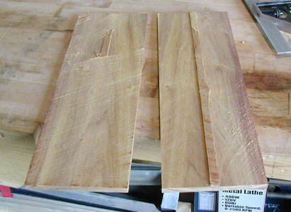 Board split down the middle