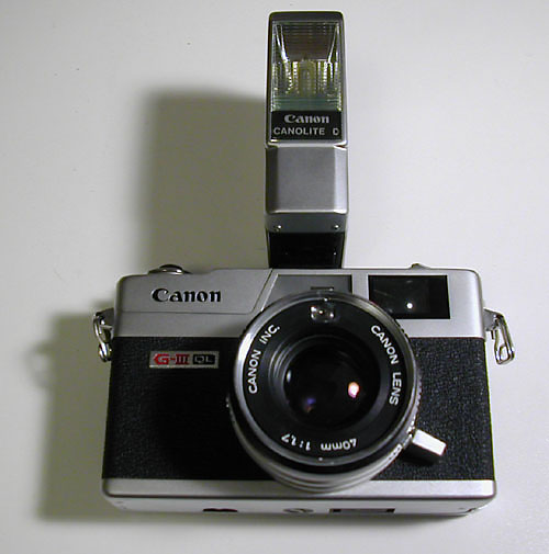 Camera with flash