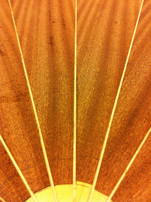 Grooves in the table