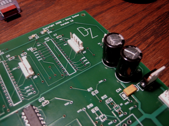 Partially assembled PCBs